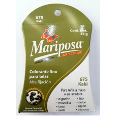 Colorante Mariposa 32 grs #675 Kaki