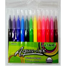 Marcador A-INK Aqua-ink APA-12 ( 12 colores )