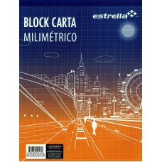 Block Milimetrico Estrella Carta 50 hjs